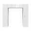 Ensemble en arche colonnes portes battantes et caissons suspendus blancs GoodHome Atomia H. 225 x L. 250 x P. 47 cm