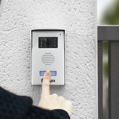 Ensemble interphone vidéo filaire et bouton pour l'extérieur Blyss Shelon