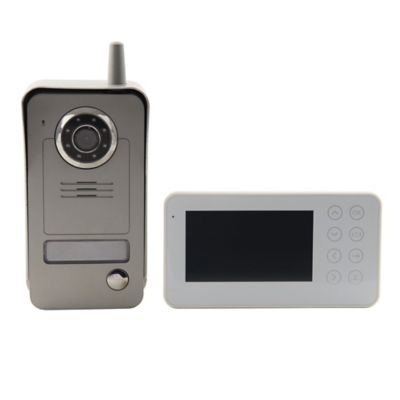 Ensemble interphone vidéo sans fil avec bouton pour l'extérieur Blyss Wolin