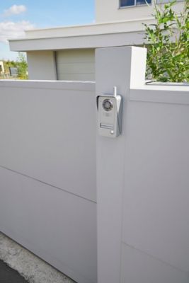 Ensemble interphone vidéo sans fil avec bouton pour l'extérieur Blyss Wolin