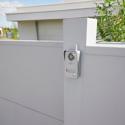Ensemble interphone vidéo sans fil avec bouton pour l'extérieur Blyss Wolin