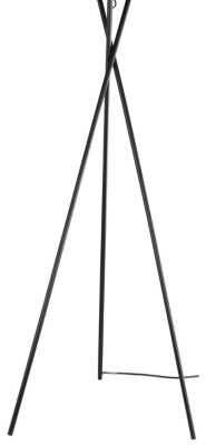 Ensemble lampe de table et lampadaire Gooban E27/E14 42W H.156cm noir GoodHome