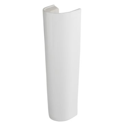 Ensemble lavabo et colonne en céramique blanc Cavally GoodHome