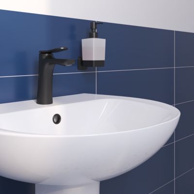 Vasque sur colonne en céramique Jing Zhen - Lavabo rétro artistique