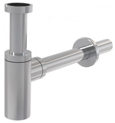 Ensemble lave-mains suspendu avec trou pour robinetterie a gauche, 40.5x20.5 + Siphon (SATBRE4020SL-SET2)