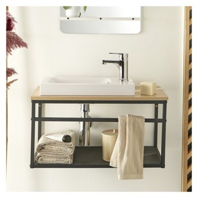 Ensemble lave-mains WILO grande largeur avec robinet 60cm