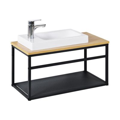 Ensemble lave-mains WILO grande largeur avec robinet 60cm
