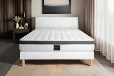 Ensemble Mémoire de forme de confort Ferme avec sommier kit