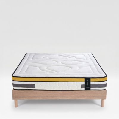 Ensemble Matelas AUBERTIN et Sommier SÉLÉNA - 140x190 cm