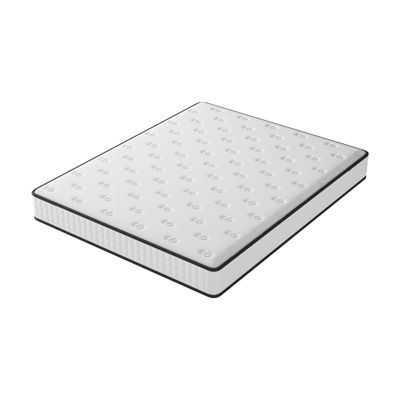 Ensemble Matelas en mousse + Sommier à Lattes 140x190cm, Epaisseur du Matelas 22cm