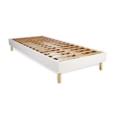 Ensemble - Matelas Latex et mémoire de forme 26cm d'épaisseur - 7 zones de confort - Confort mi ferme - Sommier tapissier en kit