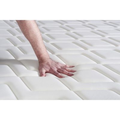 Ensemble - Matelas Latex et mémoire de forme 26cm d'épaisseur - 7 zones de confort - Confort mi ferme - Sommier tapissier en kit