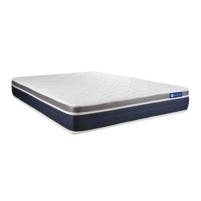 Ensemble - Matelas Mémoire de forme 26cm d'épaisseur - 7 zones de confort - Confort mi ferme - Sommier tapissier en kit