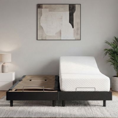 Ensemble Matelas Mousse Accueil Mémoire de forme + Sommier électrique Flex 70x190 cm