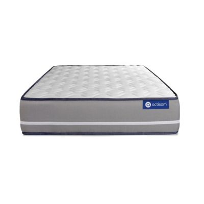 Ensemble - Matelas Ressorts ensachés 20cm d'épaisseur - 3 zones de confort - Confort ferme - Sommier tapissier en kit