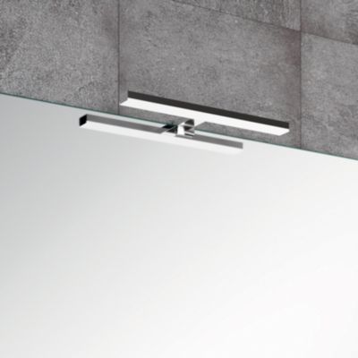 Ensemble meuble de salle de bain 80cm simple vasque + colonne de rangement PALMA - bambou (chêne clair)