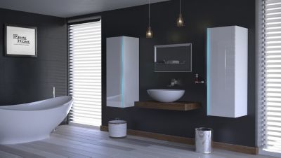 Ensemble meuble de salle de bain ALIUS 10 II blanc