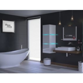 Ensemble meuble de salle de bain ALIUS 13 blanc