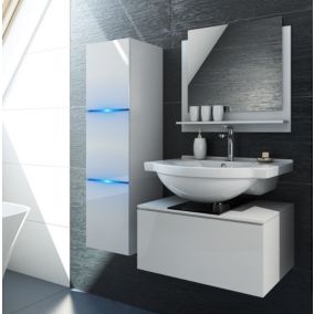 Ensemble meuble de salle de bain BOMBER I 60 CM blanc