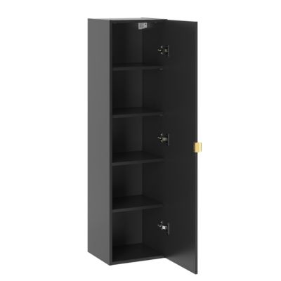 Ensemble meuble double vasque 120cm et colonne Lexa Noir