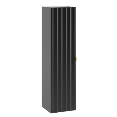 Ensemble meuble double vasque 120cm et colonne Lexa Noir