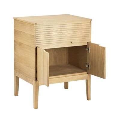 Ensemble meuble simple vasque 60 cm chêne    + vasque ALASKA