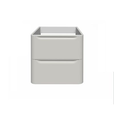 Ensemble meuble sous vasque cachemire + plan vasque en résine blanc L.60,4 cm GoodHome Nevado