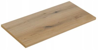 Ensemble meuble suspendu sous vasque 60 cm et cargo 30 cm NOVA cachemire avec plan chêne