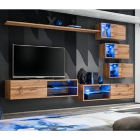 Ensemble Meuble TV "Switch XXIV" 250cm Naturel