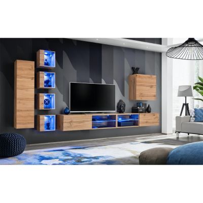 Ensemble Meuble TV "Switch XXVI" 320cm Naturel