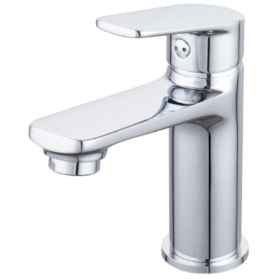 Ensemble meuble vasque suspendu blanc avec mitigeur et miroir, l.80 x H.55 x P.45 cm, 2 tiroirs amortis, Futurbath Pedro