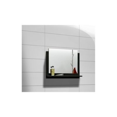 Ensemble meubles de salle de bain noir, collection BIRD. Colonne, meuble sous vasque, vasque 60cm