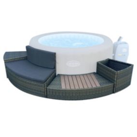 Ensemble mobilier 4 modules pour spa gonflable Lay-Z-Spa rond 180 cm - Bestway