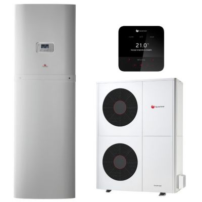 Ensemble PAC Air / Eau Genia Air 10 kW Tri chauffage et ECS 190L + MiPro Sense - SAUNIER DUVAL - SAUAIR10ECST
