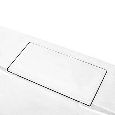 Ensemble paroi de douche à l'italienne l. 100 x H. 190 cm NewStyle et receveur de douche 80 x 100 cm, blanc et transparent, Schulte