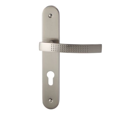 Ensemble Poignees De Porte Cylindre 195 Colours Diss Chrome Castorama