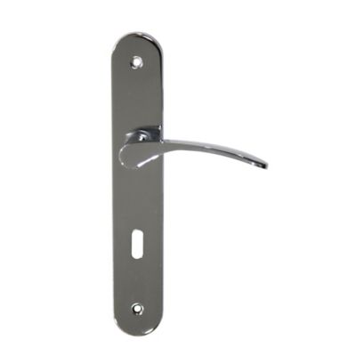 Poignée De Porte Ronde Avec Serrure Intégrée Castorama