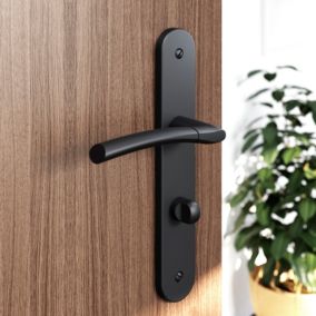 Serrure de Porte Escamotable pour Lit/Salle de Bain, Quincaillerie de Porte  Escamotable Contemporaine en Nickel