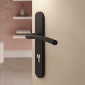 Poignée 2 Pièces Poignée De Porte Poignee Porte Coulissante Noire Mat  Poignee De Porte Exterieur Porte De Grange Poignée Poignet D - Cdiscount  Bricolage