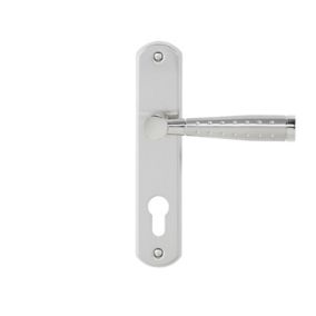 Ensemble poignées de porte cylindre 165 Colours Letur chrome
