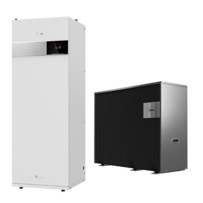 Ensemble Pompe à chaleur Air / Eau 16 kW triphasée pour chauffage et eau chaude sanitaire M-THERI HYGGE - MIDEA - MIDTHERIEECS16T