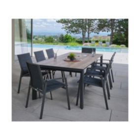 Ensemble repas de jardin  12 places en  bois