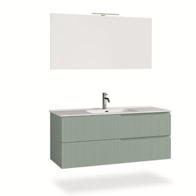 Ensemble salle de bain 4 pièces VENERE vert sauge