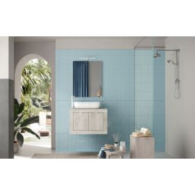 Ensemble salle de bain BASIC pin blanc 70 x 47 x 45 cm