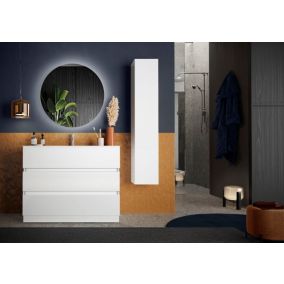 Ensemble salle de bain START blanc brillant 101 x 86 x 47 cm