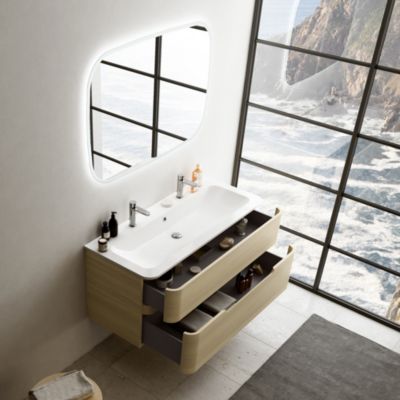 Ensemble Salle De Bain En Porcelaine - Blanc - Occasion