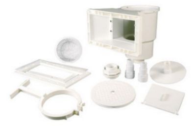 Ensemble skimmer petite meurtrière et buse pour piscines bois Sunbay