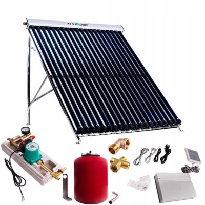 Ensemble solaire Thunder avec un collecteur à tubes sous vide 20 sans câble solaire et sans réservoir 1 pièce.