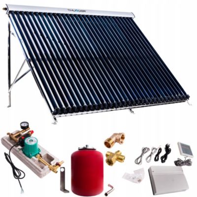 Ensemble solaire Thunder avec un collecteur à tubes sous vide 30 sans câble solaire et sans réservoir 1 pièce.
