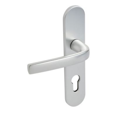 Ensemble sur plaques Logio entraxe 195mm type CLE I finition argent ...